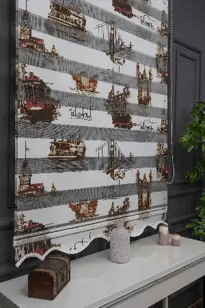 Zebra Perde- İstanbul Baskılı Zebra Perde