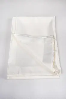 1.kalite Atlas Saten Ekru Güneşlik Mermer Boyu