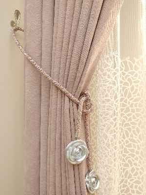 Pudra Düz Fon Perde ( En 150cm Dökümlü Fon )- Pembe Pudra Pembe-pudra