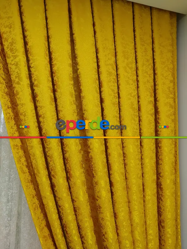 Hardal Duz Jakar Fon Perde -