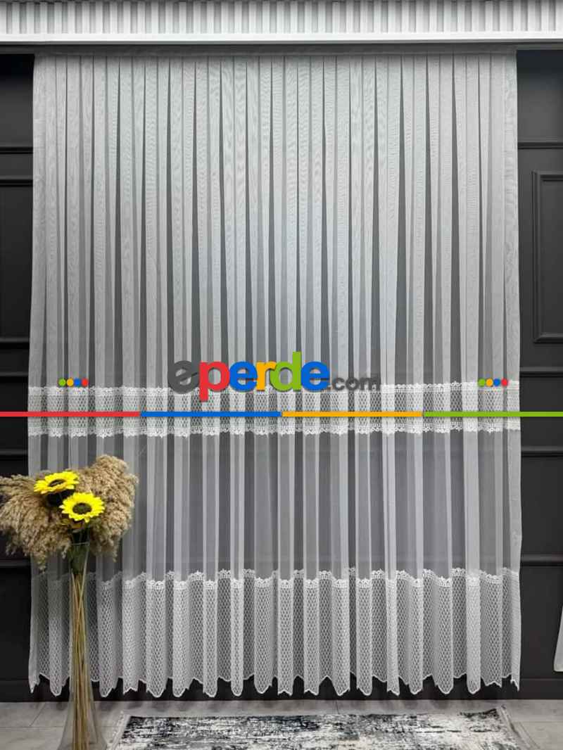 Salon Tül Perde - İşlemeli,nakışlı, Tül Perde