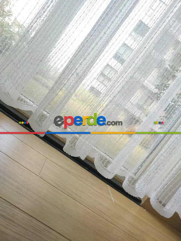 2021 Tül Perde- Ekru