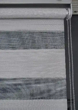 Antrasit Rengi Yüksek Kalite Pliseli Zebra