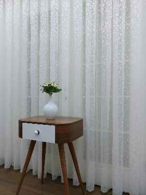 Özel Örme Dokulu Tül Perde 100% Orjinal Ürün- Ekru