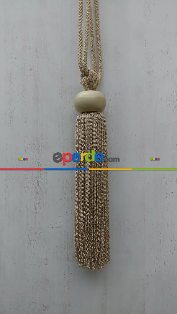 Bej Braçol Perde Bağı- Bej