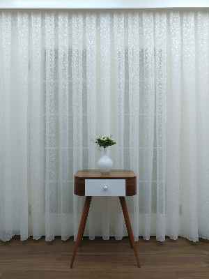 Özel Örme Dokulu Tül Perde 100% Orjinal Ürün- Ekru