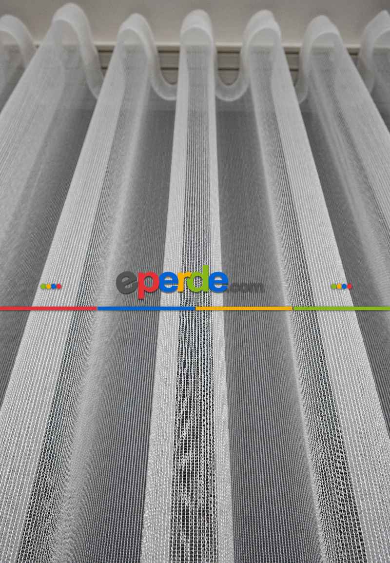 Yatak Odası - Zincir Çelik Dökümlü Tül Perde - İtinalı Dikiş - S Pile - Kurşunlu Tül