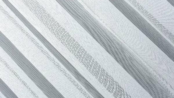 Çizgili Düz Tül Perde Ütü İstemez- Ekru - Kurşunlu Tül