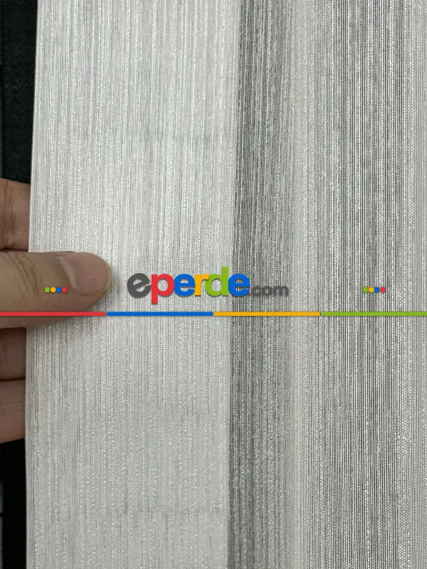 Mutfak Hafif Çizgili Tül Perde - Premium Serisi - Ürün Videosu Açıklamada Vardır