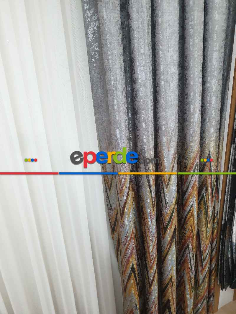 Brillant Marin Fon Perde Genç Moda Yeni Tasarım Fon Perde