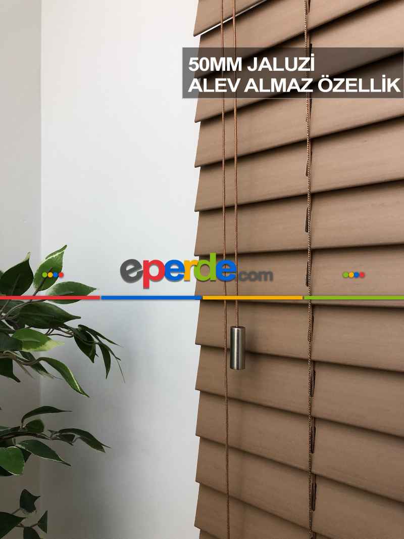 Mutfak Ahşap Jaluzi Perde- Ceviz