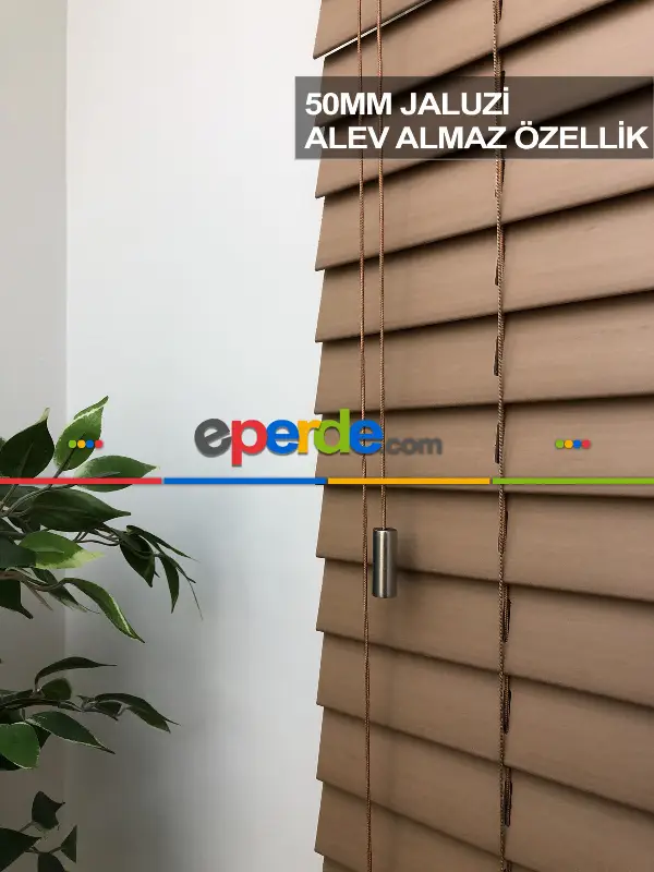 Mutfak Ahşap Jaluzi Perde- Ceviz
