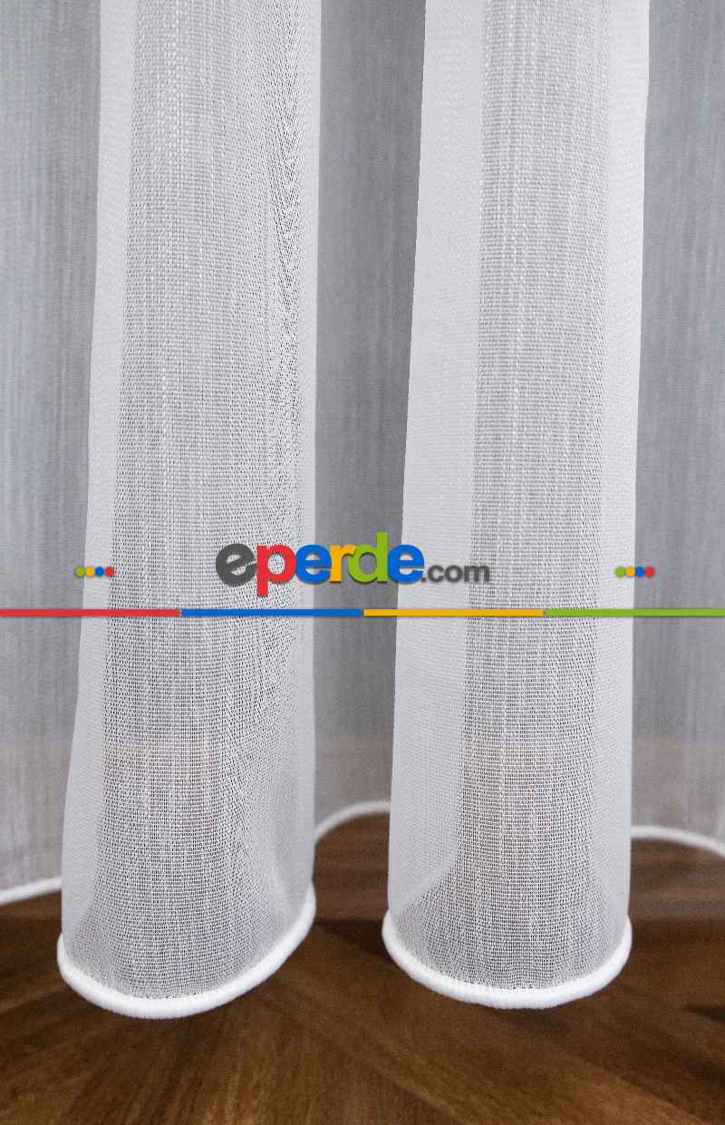 Genç Odası - Bambu Tül İpek Yumuşaklığında Kırık Beyaz Tül Armür Dokuma - Yüksek Kalite