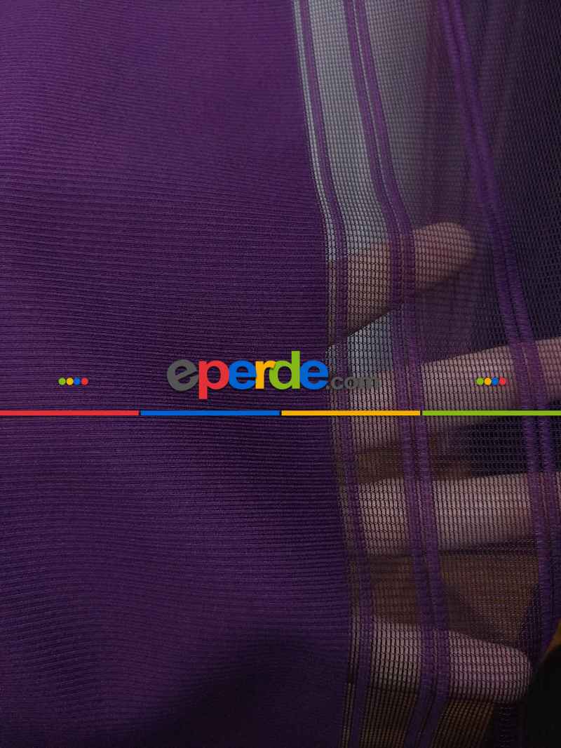 Yatak Odası - Lens Akıllı Dikey Tül Perde 116- Mürdüm-pembe Koyu