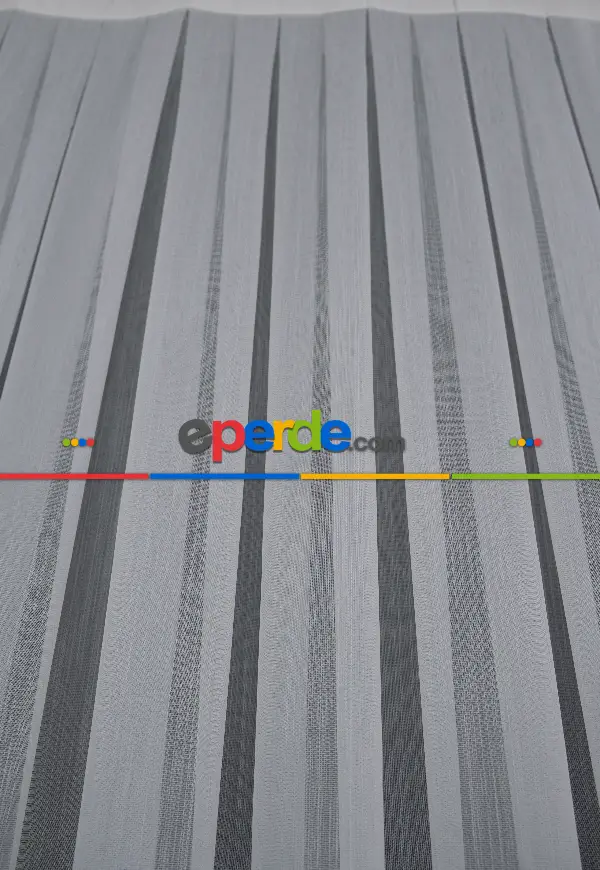 Elmaz Düz Tül Perde - Ekru ( Ütü İstemez ) - Kurşunlu Tül