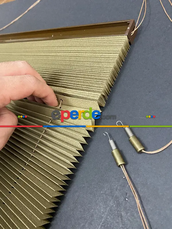 Mutfak - Plisel Perde, Kahverengi Diamond Seri Cam Balkon Perdesi 1. Kalite Matkapsız Montaj Yaylı Sistem