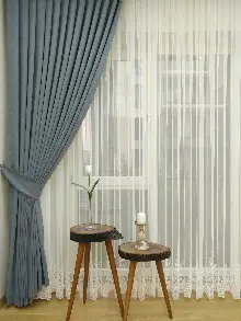 Gri Rengi Düz Fon Perde Dökümlü Birinci Kalite 300 Cm Geniş En Daha Hesaplı- Gri-füme-antrasit