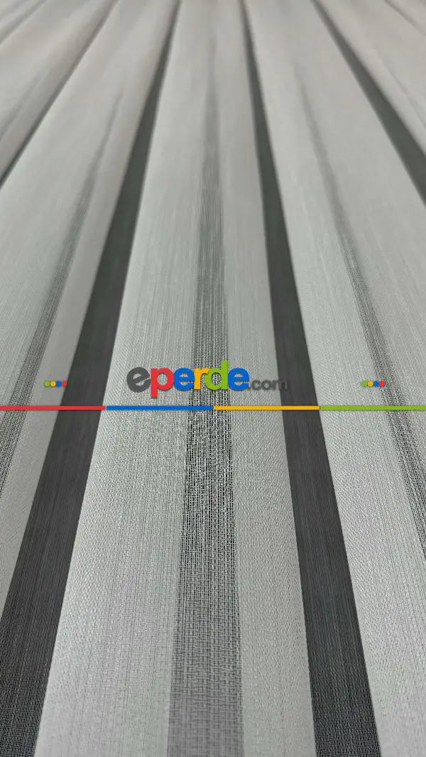 Mutfak Tül Yeni Sezon Vakko Bambu Dökümlü Düz Tül Perde