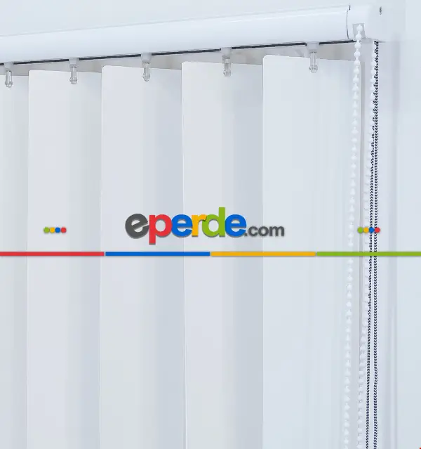 1. Kalite 7 Renk Pvc Dikey Perde - Ofis Fabrika İşyeri Perdesi- Gri-füme-antrasit-kahverengi-beyaz-krem-füme-antrasit