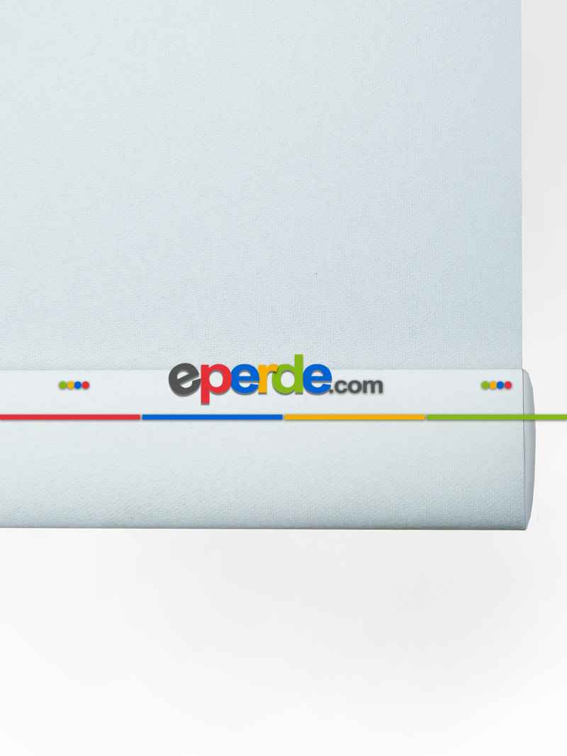 Beyaz Stor Perde Düz Seri (polyester Saten)- Beyaz