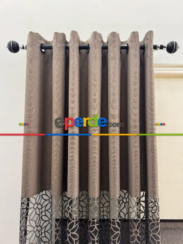 Metal Rustik Perdelik - 9 Renk Seçeneği