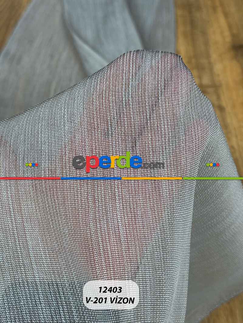 Vizon Kahve Keten Düz Tül Perde - Ağır Gramajlı Premium