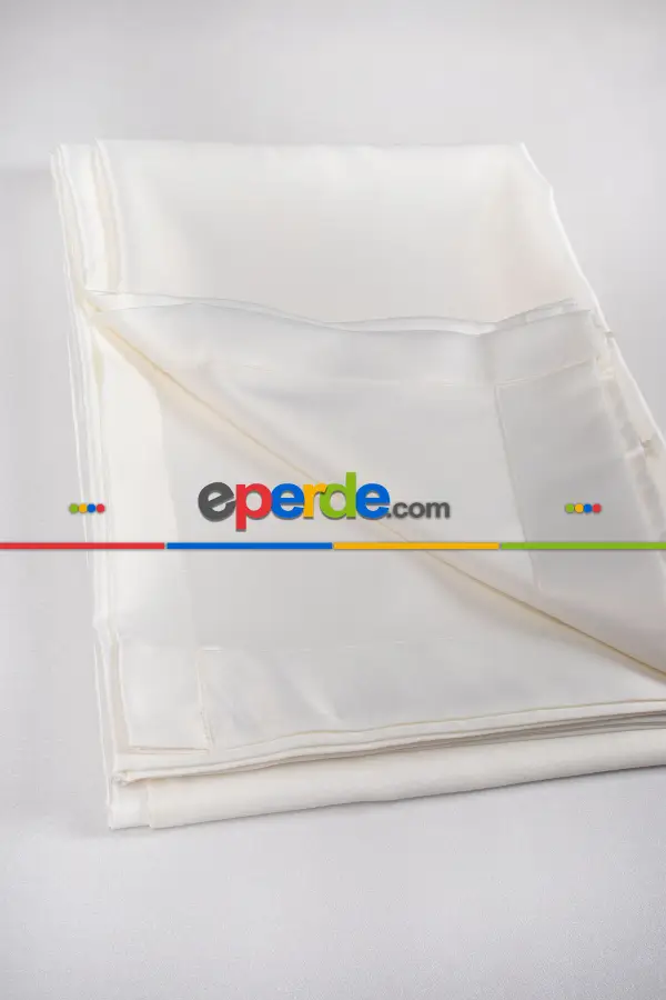 Oturma Odası - Ekru -güneşlik Perde - Yüksek Gramajlı