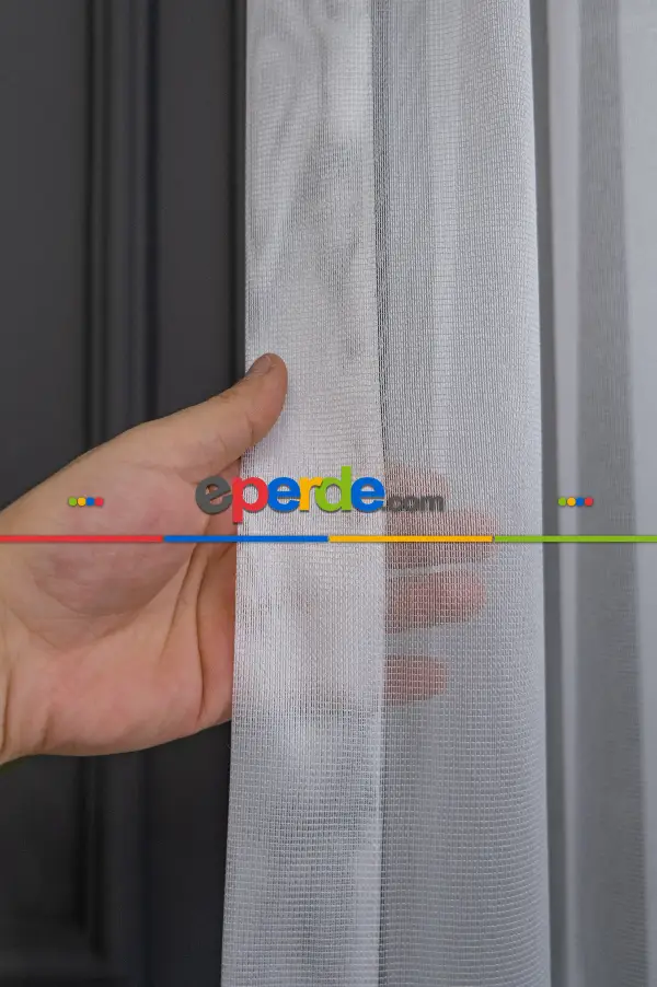 2025 Sezonu Düz - Dökümlü Ütü İstemeyen Tül - İtinalı Dikiş Garantisi - Kurşunlu Tül