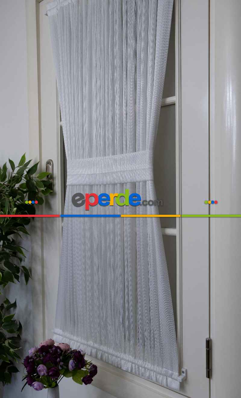 Briz Perde - Ekru Kar Tül Ütü İstemeyen Fantazi Tül