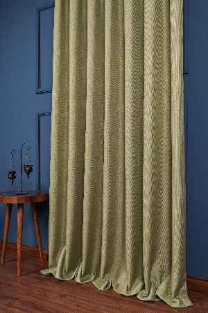 Fıstık Yeşili Hasır Blackout Karartma Güneşlik Perde