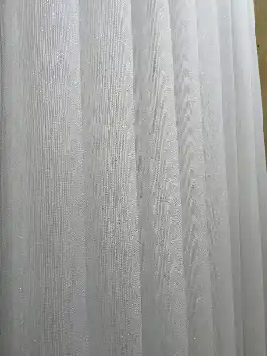 Leor Zırh Güneş Işığında Parlayan Tül Perde - Gümüş