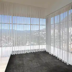 Focus Etek Brode Fransız Örme Tül Perde