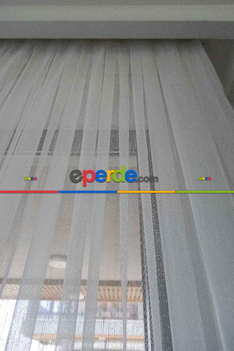 Mutfak - Şantuk İplikli Düz Tül - Ütü İstemez