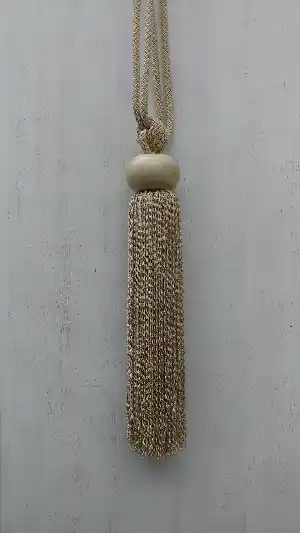 Bej Braçol Perde Bağı- Bej
