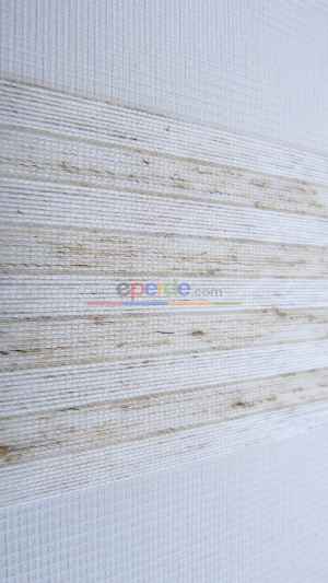 Keten Mutfak Perdesi Zebra Perde Düz Seri- Krem