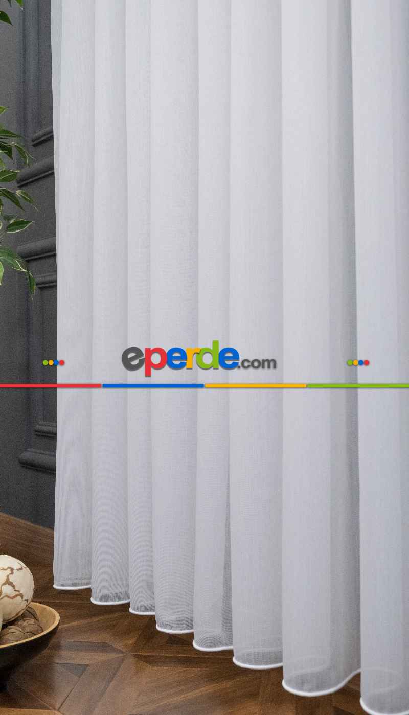 Genç Odası - Bambu Tül İpek Yumuşaklığında Kırık Beyaz Tül Armür Dokuma - Yüksek Kalite