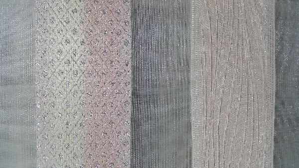 Genç Odası - Elit Jakarlı Simli Krem Pembe Geçişli Zebra Perde - Krem, Pembe, Gümüş Simli