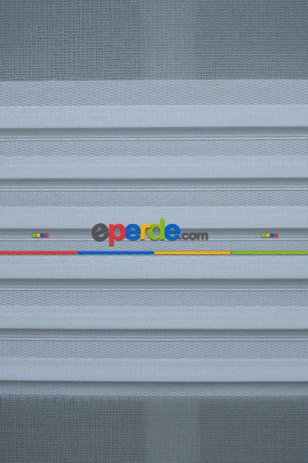 100x200 Hazır Ekru Dar Plise Zebra Perde- Ekru