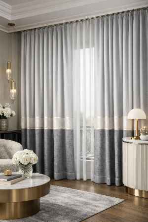 Zarif Geçişler Etek Pano Fon Perde