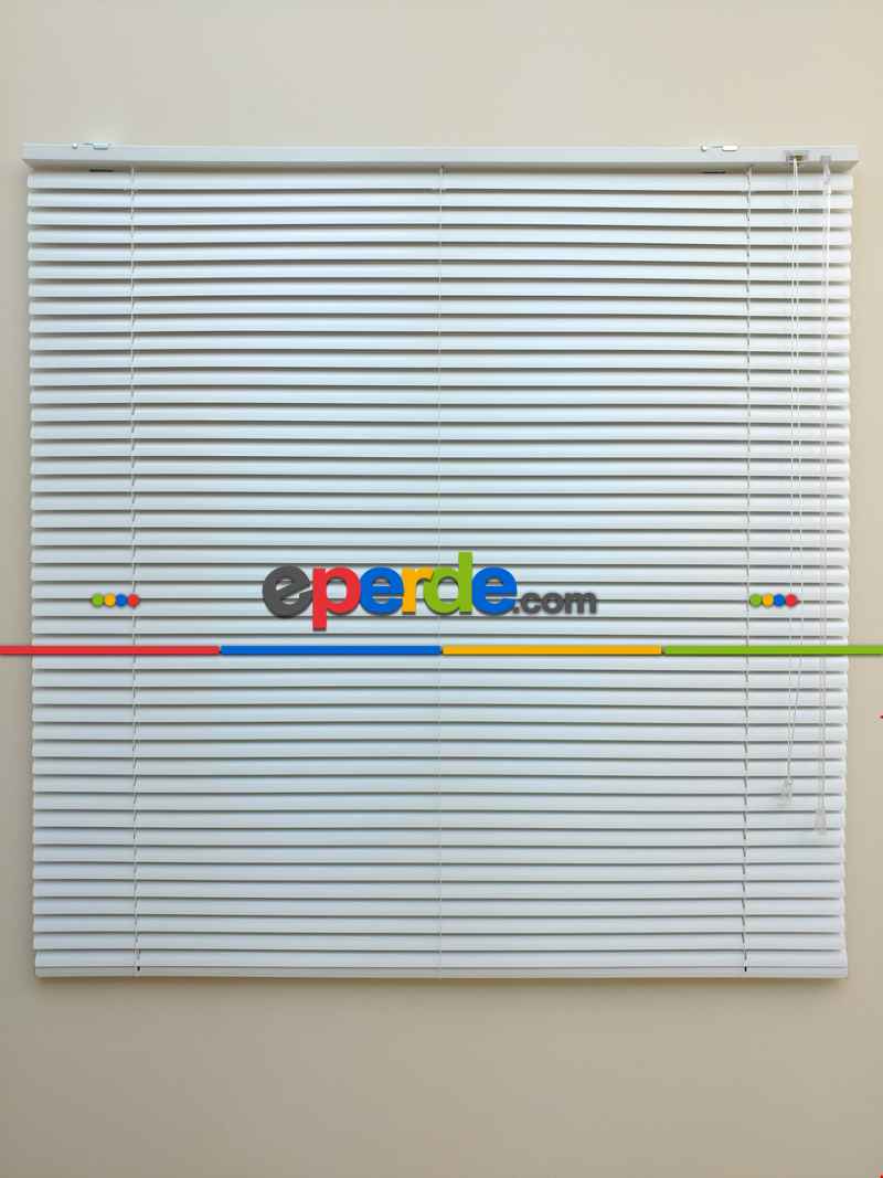 Mutfak Jaluzi Perde- Beyaz