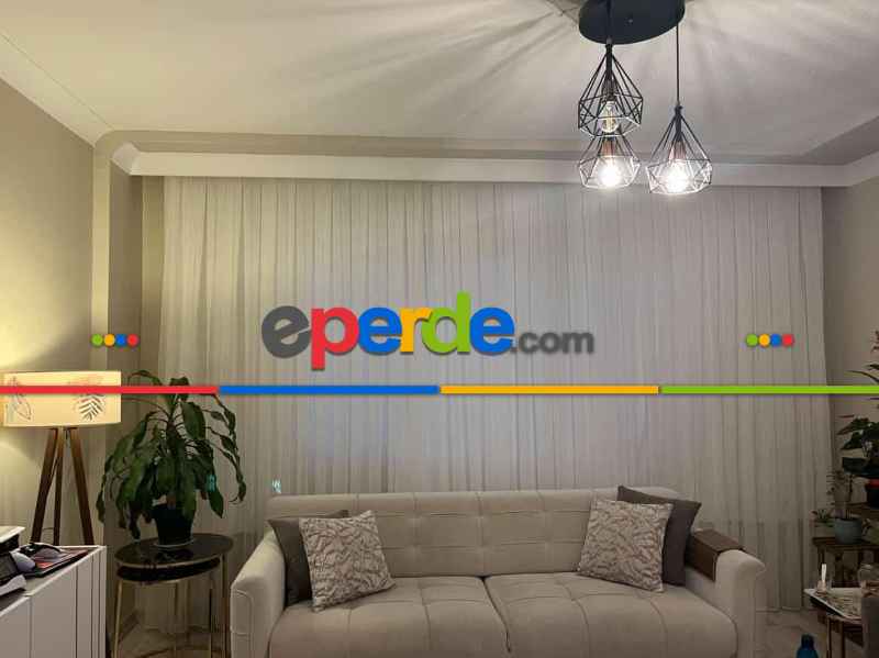 Salon Tül Çise Şantuk Ekru Tül - Kurşunlu Tül