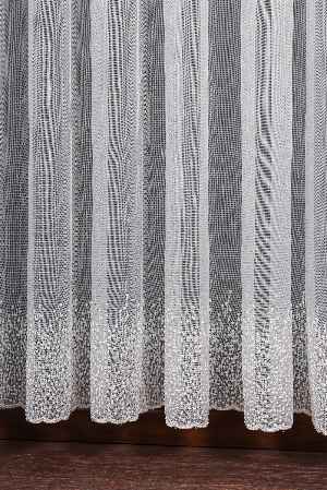 Etek Ucu Nakış İşlemeli Tül Perde