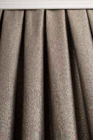 Modern Pano Fon Perde - Lacivert - Altın -vizyon 50cm X 1cm 