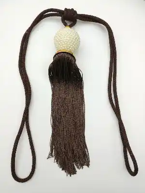 Fon Bağı Braçol Kahverengi İncili- Kahverengi