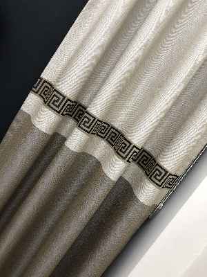 1. Kalite Jakar Desenli Pano Fon Perde- Siyah-krem-kahve Açık-kum Beji