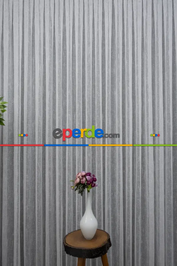 Genç Odası - Natural Keten Tül 1.kalite Ütü İstemez