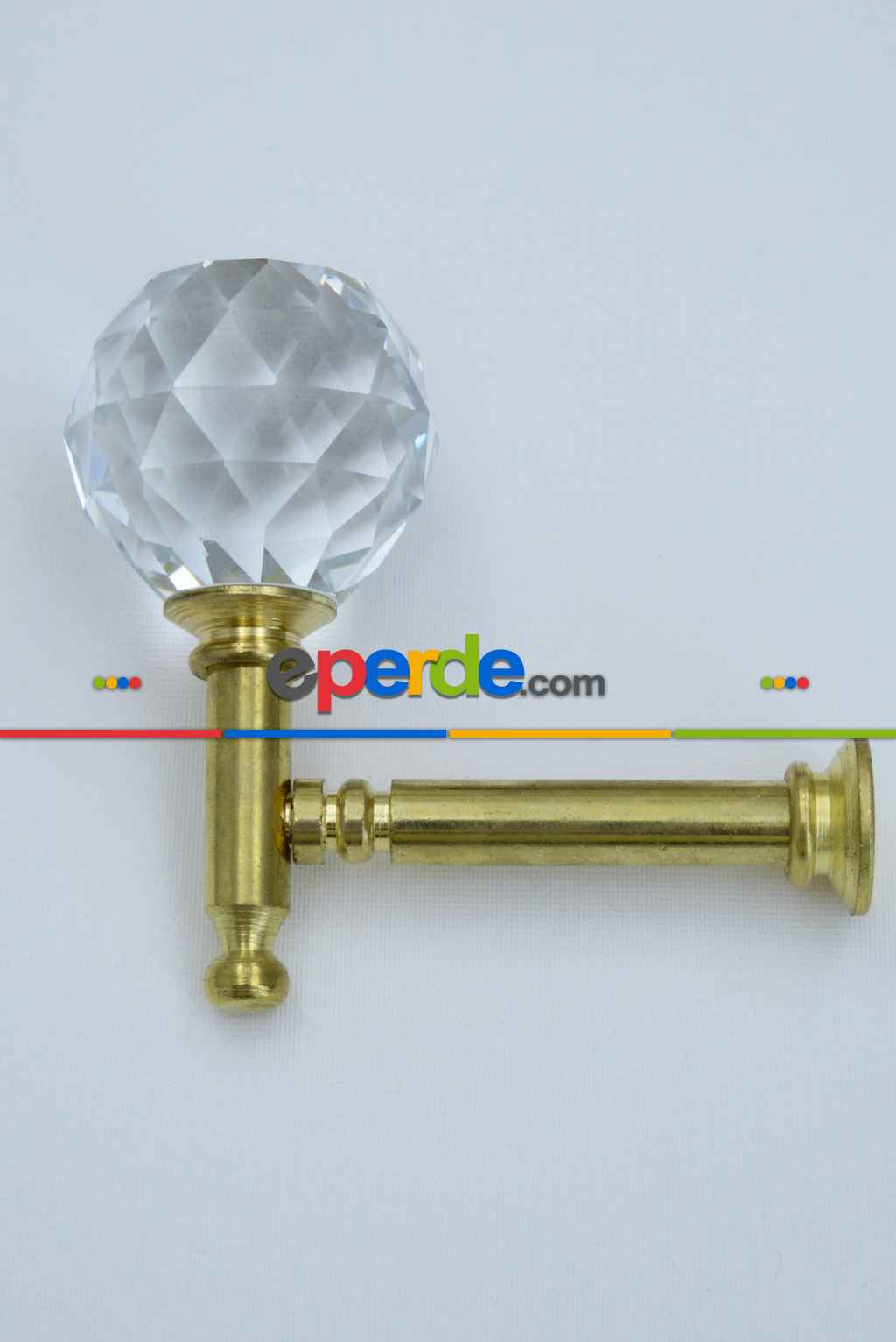 Perde Fon Demiri A105 - 1 Çift (2 Adet)- Altın