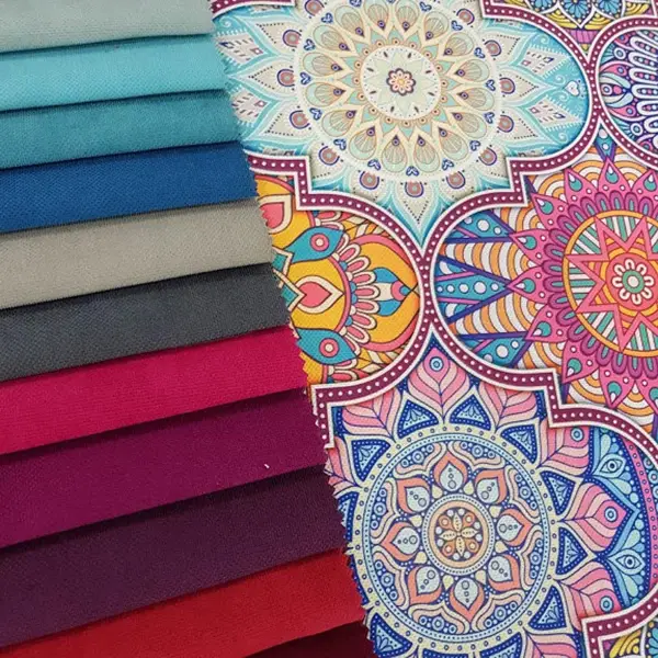 Mutfak Perdesi Kanat Fon Perde Patcwork Desenli- Turkuaz