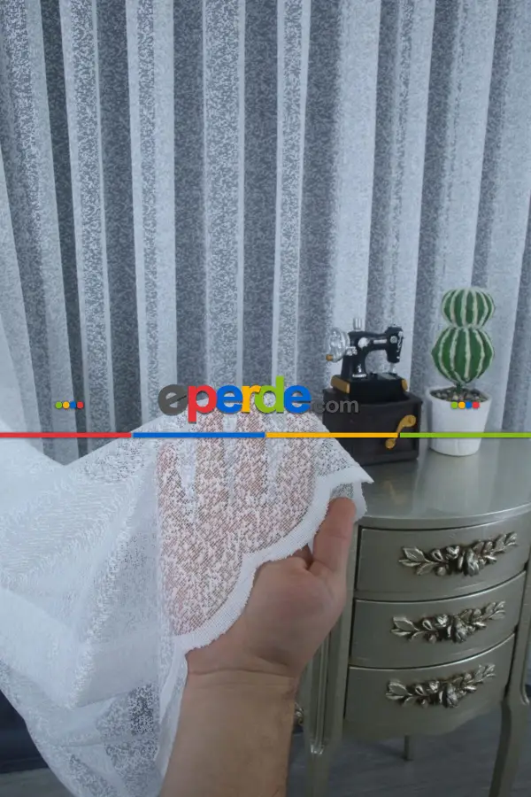 Örme Jakarlı Tül, Extra Yumuşak, Ütü İstemez