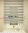 Gri Geniş Pilise Zebra Perde